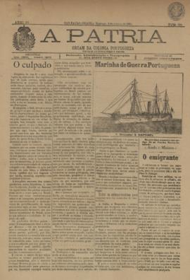 A Pátria [jornal], n. 228. São Paulo-SP, 03 jan. 1904.