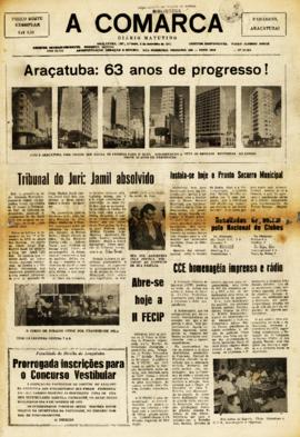 A Comarca [jornal], [s/n]. Araçatuba-SP, 02 dez. 1971.