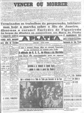A Platéa [jornal], a. 45, n. 9. São Paulo-SP, 11 jul. 1932.