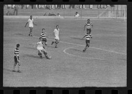 Fotografia "Campeonato Carioca de Profissionais de 63 (1° Turno) Esporte - jogo Fluminense (1 x 0) Bonsucesso" ([Local n/d] , 1963) [negativo]. / Fotógrafo(a): Democrito.  -- ITEM-0066.