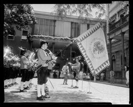 Fotografia "Música - Áustria (Banda Marcial do Tirol), Repórter: Equipe, Reportagem Geral" ([Local n/d] , [Data n/d]) [negativo]. / Fotógrafo(a): Equipe.  -- ITEM-0002.