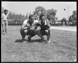 Fotografia "Seleção Brasileira de Futebol - 1952 (treino), Seção: Reportagem Geral" ([Local n/d] , 1952) [negativo]. / Fotógrafo(a): Equipe.  -- ITEM-0005.