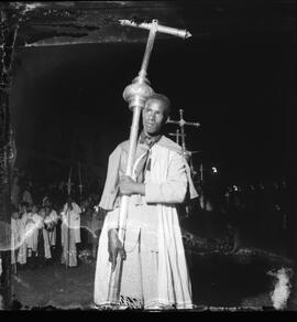 Fotografia "Religião Católica - Minas Gerais - Cidade de Ouro Preto, Reportagem Geral" ([Local n/d] , [Data n/d]) [negativo]. / Fotógrafo(a): Jean Manzon.  -- ITEM-0018.