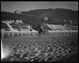 Fotografia "Esporte - Jockey" ([Local n/d] , [Data n/d]) [negativo]. / Fotógrafo(a): Ernani Contursi.  -- ITEM-0012.