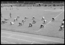 Fotografia "Futebol - R.J. (Equipe do Fluminense, 1952), Seção: Esportes" ([Local n/d] , 1952) [negativo]. / Fotógrafo(a): Equipe.  -- ITEM-0008.