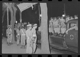 Fotografia "Conflitos' Conflitos - Passeatas - Polícia militar agride povo na Leopoldina - á favor das reformas de bases" ([Local n/d] , 1963) [negativo]. / Fotógrafo(a): Paulo; Venê; André; Alvaro; Pinto.  -- ITEM-0087.