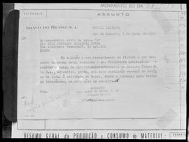 Fotografia "Reprodução de documentos do Banco do Brasil, Reportagem Geral" ([Local n/d] , [Data n/d]) [negativo]. / Fotógrafo(a): Setor.  -- ITEM-0002.