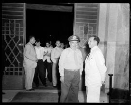 Fotografia "Negrão de Lima - O Ministro da Justiça pacifica a crise política no Maranhão, Reportagem Geral" ([Local n/d] , [Data n/d]) [negativo]. / Fotógrafo(a): Rodrigues.  -- ITEM-0029.