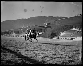 Fotografia "Esporte - Jockey" ([Local n/d] , [Data n/d]) [negativo]. / Fotógrafo(a): Ernani Contursi.  -- ITEM-0011.