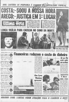 Última Hora [jornal]. Rio de Janeiro-RJ, 09 mai. 1969 [ed. matutina].
