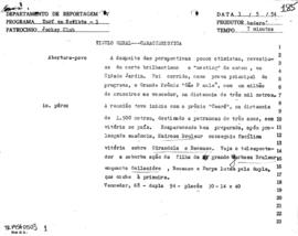 TV Tupi [emissora]. Turf em Revista [programa]. Roteiro [televisivo], 03 mai. 1954.