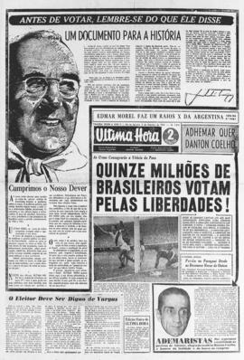 Última Hora [jornal]. Rio de Janeiro-RJ, 03 out. 1955 [ed. vespertina].