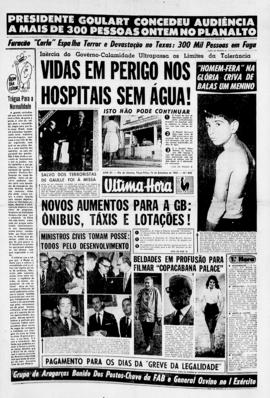 Última Hora [jornal]. Rio de Janeiro-RJ, 12 set. 1961 [ed. matutina].