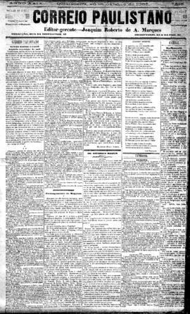 Correio paulistano [jornal], [s/n]. São Paulo-SP, 26 out. 1882.