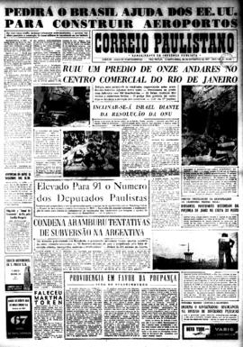 Correio paulistano [jornal], [s/n]. São Paulo-SP, 20 fev. 1957.