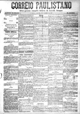 Correio paulistano [jornal], [s/n]. São Paulo-SP, 19 dez. 1886.