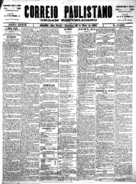 Correio paulistano [jornal], [s/n]. São Paulo-SP, 28 mai. 1893.