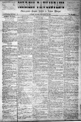 Correio paulistano [jornal], [s/n]. São Paulo-SP, 23 mar. 1884.