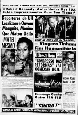 Última Hora [jornal]. Rio de Janeiro-RJ, 15 mar. 1963 [ed. vespertina].