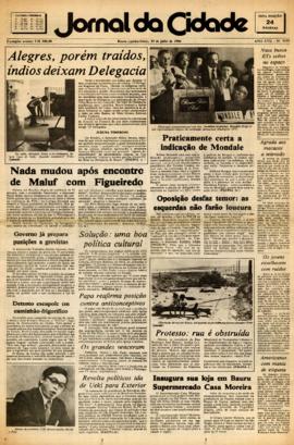 Jornal da Cidade [jornal], [s/n]. Bauru-SP, 19 jul. 1984.
