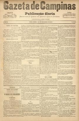 Gazeta de Campinas [jornal], a. 8, n. 1213. Campinas-SP, 25 dez. 1877.