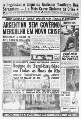 Última Hora [jornal]. Rio de Janeiro-RJ, 13 mai. 1963 [ed. vespertina].