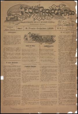 Echo phonographico [jornal], a. 1, n. 12. São Paulo-SP, out. 1902.