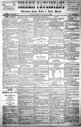 Correio paulistano [jornal], [s/n]. São Paulo-SP, 17 jan. 1885.