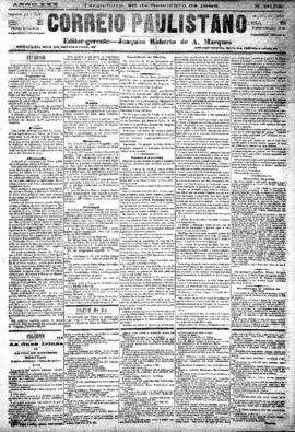 Correio paulistano [jornal], [s/n]. São Paulo-SP, 25 set. 1883.