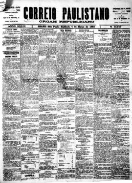 Correio paulistano [jornal], [s/n]. São Paulo-SP, 04 mar. 1893.