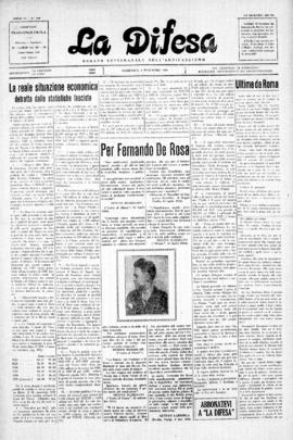 La Difesa [jornal], a. 6, n. 288. São Paulo-SP, 01 dez. 1929.