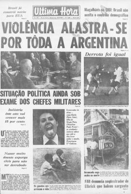 Última Hora [jornal]. Rio de Janeiro-RJ, 18 set. 1969 [ed. vespertina].