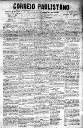 Correio paulistano [jornal], [s/n]. São Paulo-SP, 03 fev. 1882.