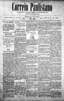 Correio paulistano [jornal], [s/n]. São Paulo-SP, 11 dez. 1881.