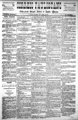 Correio paulistano [jornal], [s/n]. São Paulo-SP, 17 mai. 1885.