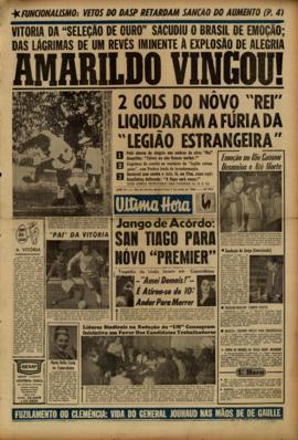 Última Hora [jornal]. Rio de Janeiro-RJ, 07 jun. 1962 [ed. regular].