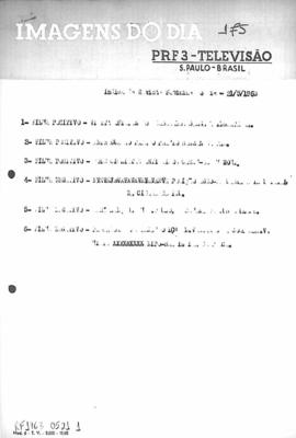TV Tupi [emissora]. Revista Feminina [programa]. Roteiro [televisivo], 21 mai. 1963.