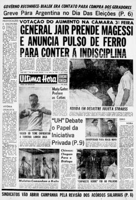 Última Hora [jornal]. Rio de Janeiro-RJ, 06 jul. 1963 [ed. vespertina].