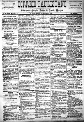 Correio paulistano [jornal], [s/n]. São Paulo-SP, 02 ago. 1884.