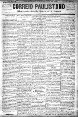 Correio paulistano [jornal], [s/n]. São Paulo-SP, 12 out. 1882.