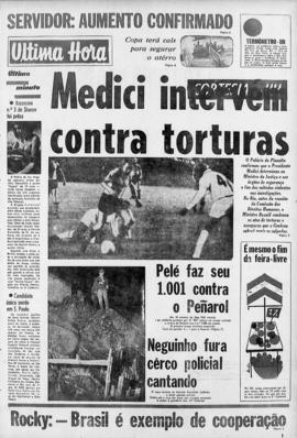 Última Hora [jornal]. Rio de Janeiro-RJ, 03 dez. 1969 [ed. vespertina].