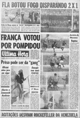 Última Hora [jornal]. Rio de Janeiro-RJ, 02 jun. 1969 [ed. matutina].