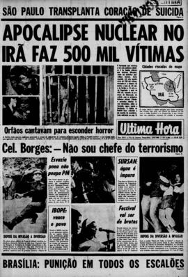 Última Hora [jornal]. Rio de Janeiro-RJ, 03 set. 1968 [ed. vespertina].