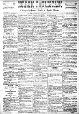 Correio paulistano [jornal], [s/n]. São Paulo-SP, 26 set. 1884.