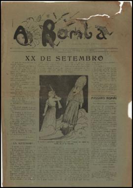 A Bomba [jornal], [s/n]. São Paulo-SP, set. 1908.