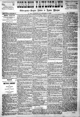 Correio paulistano [jornal], [s/n]. São Paulo-SP, 03 dez. 1885.