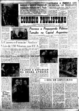 Correio paulistano [jornal], [s/n]. São Paulo-SP, 29 jun. 1957.