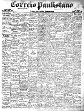 Correio paulistano [jornal], [s/n]. São Paulo-SP, 22 abr. 1902.