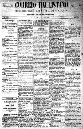 Correio paulistano [jornal], [s/n]. São Paulo-SP, 27 jun. 1880.