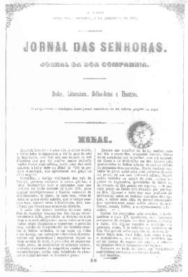 O Jornal das senhoras [jornal], a. 4, t. 8, [s/n]. Rio de Janeiro-RJ, 02 dez. 1855.